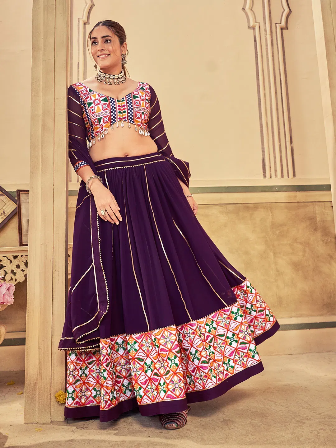 Navratri Special Georgette Lehenga Choli By Nsf  Wholesale Suppliers In Mumbai